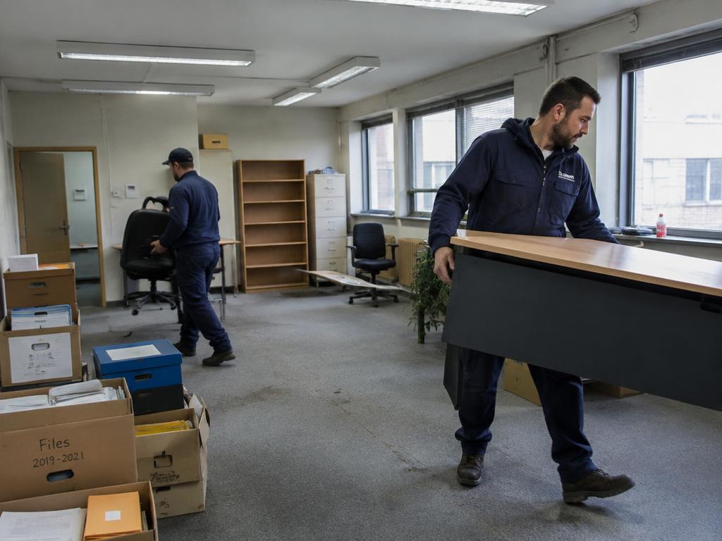 Débarras de mobilier de bureau